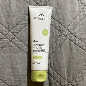 Arbonne Cell Exfoliating Mask + Cleanser with Bamboo 142g